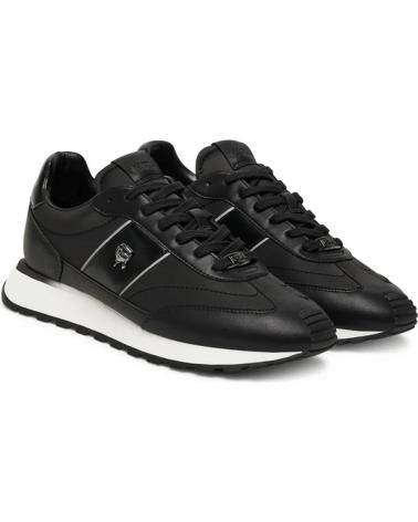 TÊNIS KARL LAGERFELD KAIRO IKONIK PIN LO LACE PRETOS NEGRO