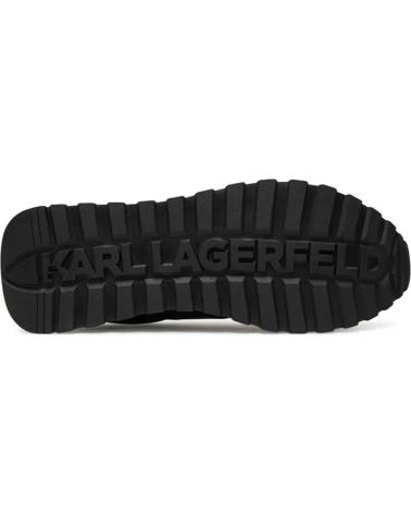 TÊNIS KARL LAGERFELD KAIRO IKONIK PIN LO LACE PRETOS NEGRO