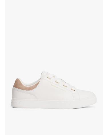 TÊNIS TOMMY HILFIGER CASUAL CUPSOLE BEGE BEIGE