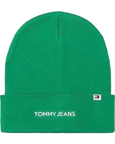 BERRETTO IN MAGLIA TOMMY JEANS AW0AW15843 VERDE DEFAULT TITLE