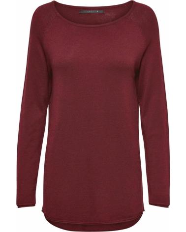 ONLY MAGLIONE SCOLLO BARCA ROSSO 15217734 ROJO