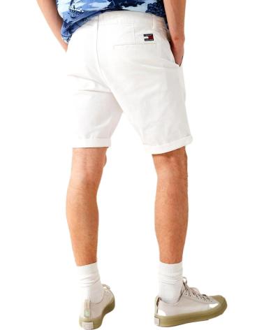 SHORT CHINO TOMMY JEANS SCANTON DM0DM18812 BIANCO BLANCO