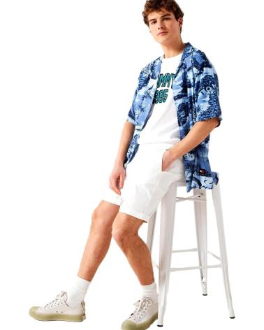 SHORT CHINO TOMMY JEANS SCANTON DM0DM18812 BIANCO BLANCO