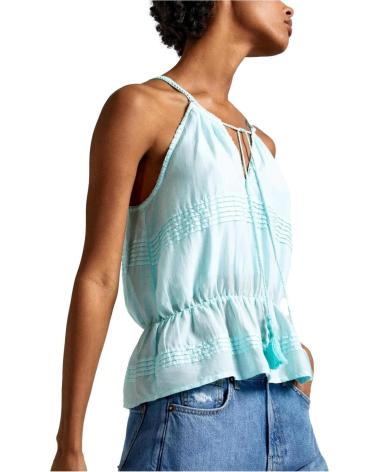PEPE JEANS TOP DAISY PL304821 AZZURRO AZUL