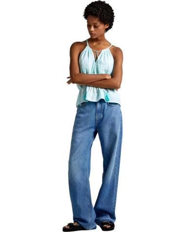 PEPE JEANS TOP DAISY PL304821 AZZURRO AZUL