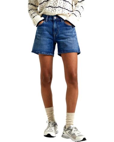 SHORTS IN DENIM DRITTI PEPE JEANS PL801108HU4 BLU AZUL