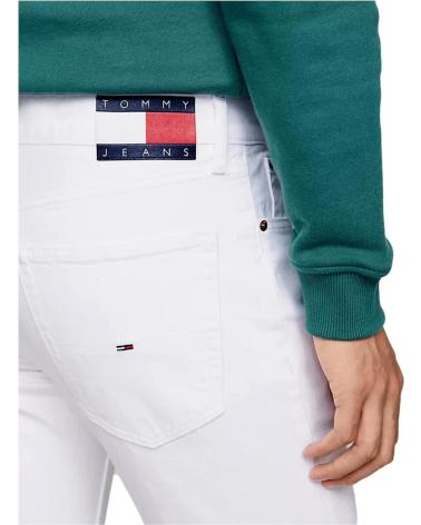 JEANS TOMMY JEANS SCANTON SLIM DM0DM18746 BIANCO BLANCO