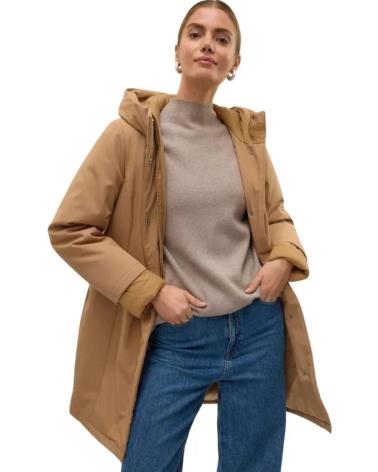 VERO MODA CHAQUETA ACOLCHADA CON CAPUCHA 10315457 BEIGE BEIGE