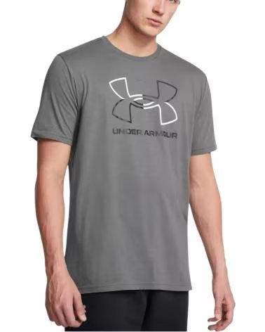 T-SHIRT DE MANGA CURTA UNDER ARMOUR FOUNDATION CINZA - MODELO 1382915028 GRIS