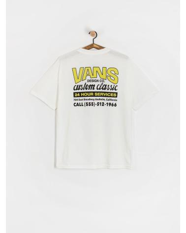 T-SHIRT VANS OFF THE WALL FRONT SHOP VN000N60FLB BIANCA BLANCO