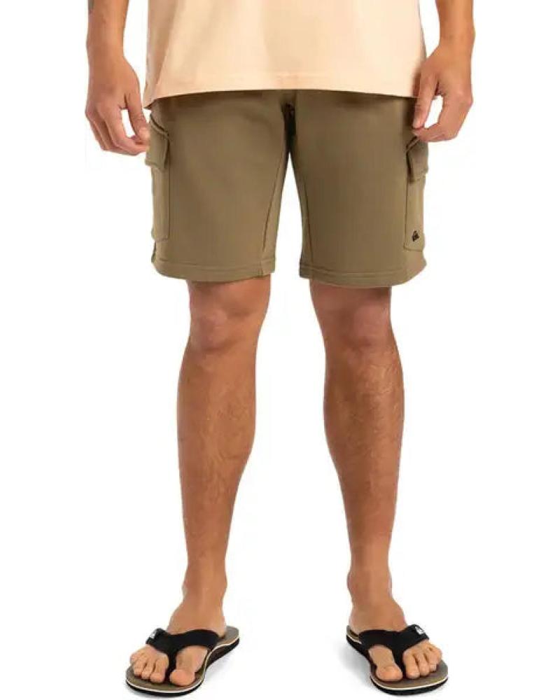 QUIKSILVER EQYFB03396 BROWN CARGO SWEAT SHORTS MARRóN