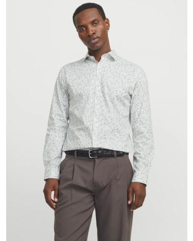 JACK AND JONES CAMISA SLIM FIT 12274381 VERDE ESTAMPADA VERDE