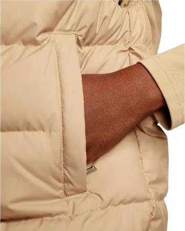 NIKE NIKE THERMA-FIT WINDRUNNER WESTE DAMEN BEIGE BEIGE