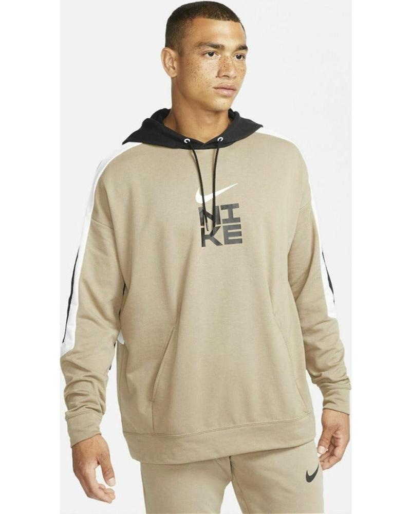 NIKE SWEAT À CAPUCHE DRI-FIT DD1903 BEIGE BEIGE