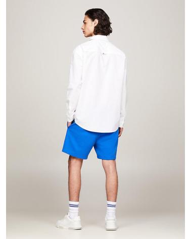 TOMMY JEANS CAMISA HOMBRE CLASICA RELAXED LOGO TOMMY DM0DM18959 BLANCO