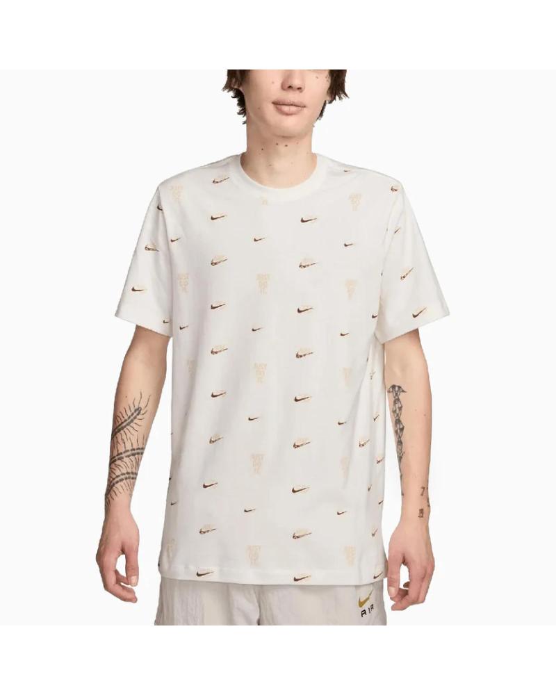 NIKE CAMISETA HOMBRE LOGOS FQ8036 BLANCO