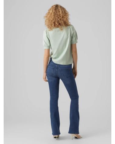 VERO MODA T-SHIRT ALGODÃO 10275520 VERDE GREEN