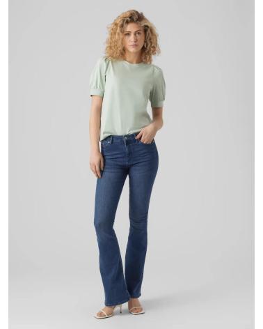 VERO MODA T-SHIRT ALGODÃO 10275520 VERDE GREEN