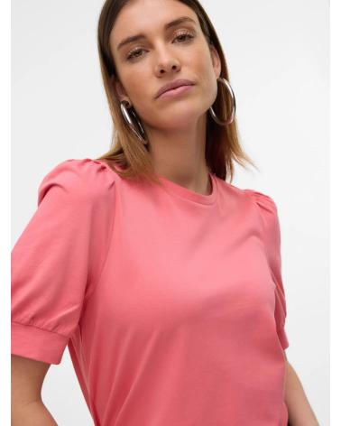 VERO MODA T-SHIRT COTONE 10275520 ROSSO ROJO