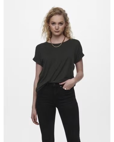 ONLY T-SHIRT BASIQUE MANCHES COURTES BLANC MODÈLE 15106662 AZUL
