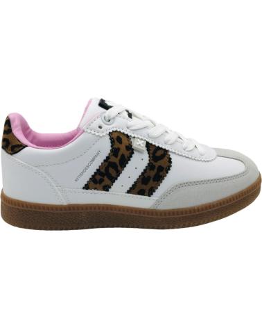 Lässige-sneaker-für-mädchen-XTI-XTI WEISSE FREIZEIT-SNEAKER MIT LEOPARDENMUSTER MODELL 151309-LEOPARDO