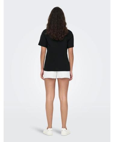JDY CAMISETA DE MANGA CORTA BÁSICA NEGRA NEGRO