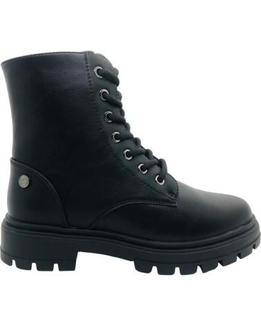Bottes-pour-fille-XTI-XTI BOTTINE MILITAIRE À LACETS 151331 NOIR-NEGRO