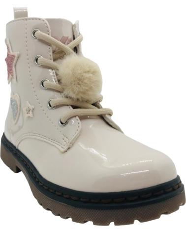 Stivaletti-De-Niña-XTI-XTI STIVALETTO MILITARE IN VERNICE PER BAMBINA 151092 BEIGE-BEIGE-BEIGE
