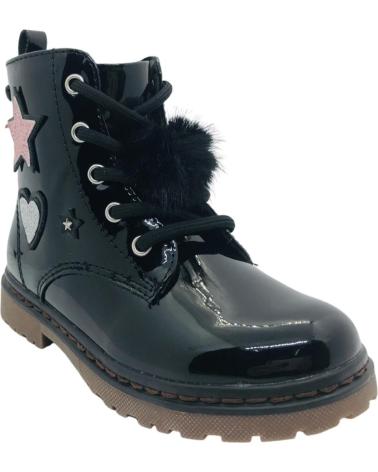 XTI BOTA NINA ESTILO MILITAR CHAROL KIDS 151092 NEGRO