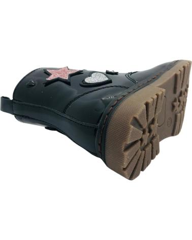 XTI BOTA NINA ESTILO MILITAR CHAROL KIDS 151092 NEGRO