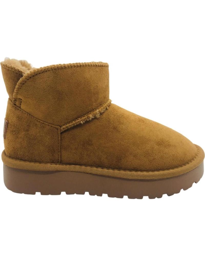 STIVALETTO AUSTRALIANO XTI 151117 CAMMELLO CON INTERNO IN PELLICCIA SINTETICA MARRóN
