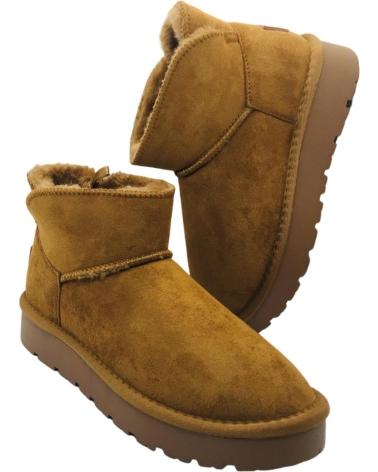 STIVALETTO AUSTRALIANO XTI 151117 CAMMELLO CON INTERNO IN PELLICCIA SINTETICA MARRóN