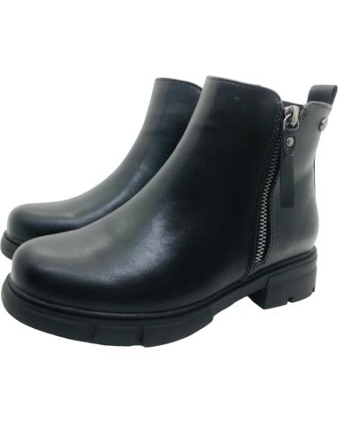 XTI BOTAS MILITARES NINA KIDS 151073 02 BOTIN CREMALLERA VITA NE NEGRO