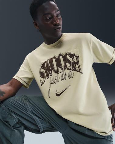 NIKE CAMISETA NIKE HQ9260 CON LOGO SWOOSH - COLOR AZUL