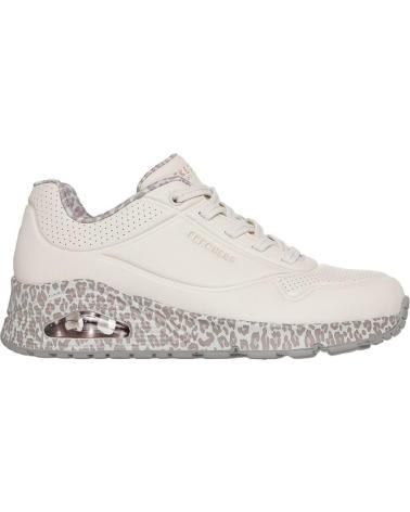 SKECHERS UNO - SAFARI TIME 155412 BLANC BLANCO