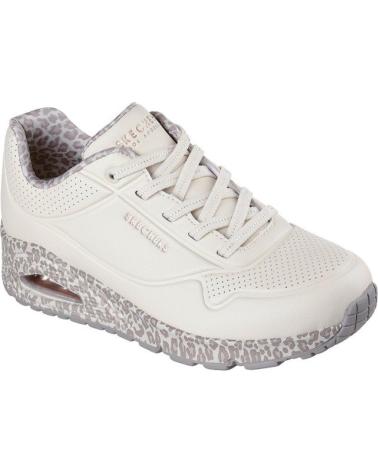 SKECHERS UNO - SAFARI TIME 155412 BLANC BLANCO
