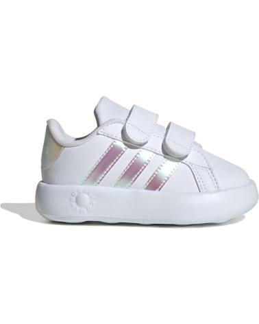 Zapatos de Niña y Niño ADIDAS ZAPATILLAS GRAND COURT 2 0 PARA NINOS UNISEX EN COLOR BLANCO BLANCO