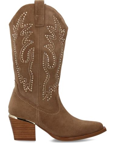 SPORT3PUNTO0 VR5-2066 BEIGE COWBOY BOOTS WITH EMBROIDERY VARIOS COLORES