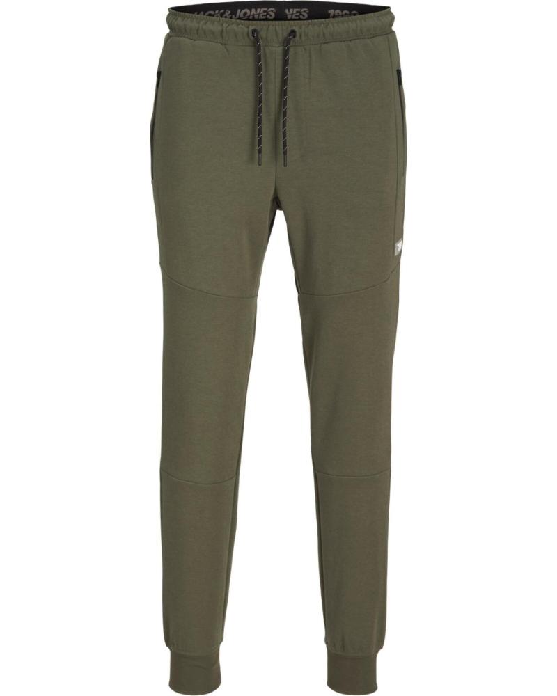 JACK AND JONES PANTALON CHANDAL JACKJONES 12184970 GREEN
