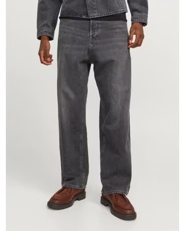 JACK AND JONES JACK & JONES PANTALONE BAGGY RIFERIMENTO 12268012 GRIS