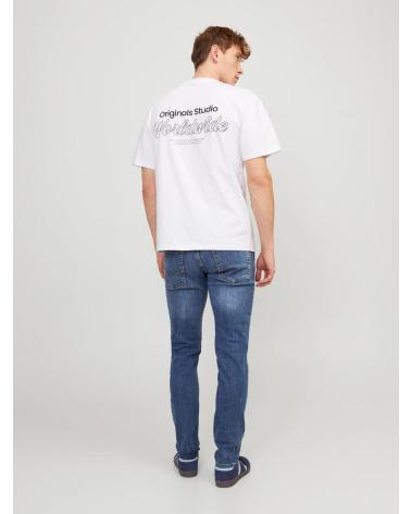 JACK AND JONES PANTALON TEJANO HOMBRE CORTE SLIM 12152347 AZUL