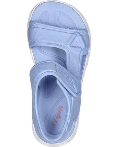 SKECHERS SPORT-SANDALEN MIT LICHTERN 308045L BLAU AZUL