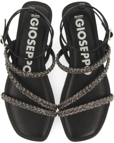 GIOSEPPO SANDALIAS PLANAS TERTHORE 72298 NEGRAS NEGRO