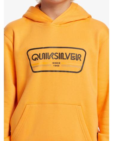 QUIKSILVER GRAPHIC KAPUZENPULLOVER FÜR KINDER ORANGE NARANJA