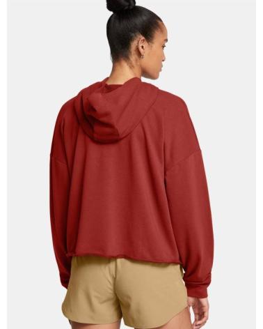 SUDADERA CON CAPUCHA UNDER ARMOUR OVERSIZED UA RIVAL TERRY 1382736 LILA MARRON