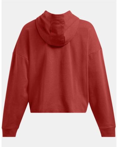 SUDADERA CON CAPUCHA UNDER ARMOUR OVERSIZED UA RIVAL TERRY 1382736 LILA MARRON