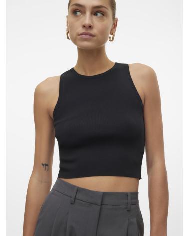 VERO MODA TOP CROP PRETO 10300339 NEGRO