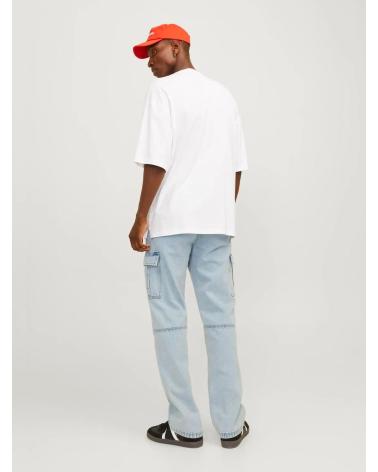 JEANS CARGO LOOSE FIT JACK & JONES 12261919 BLU AZUL