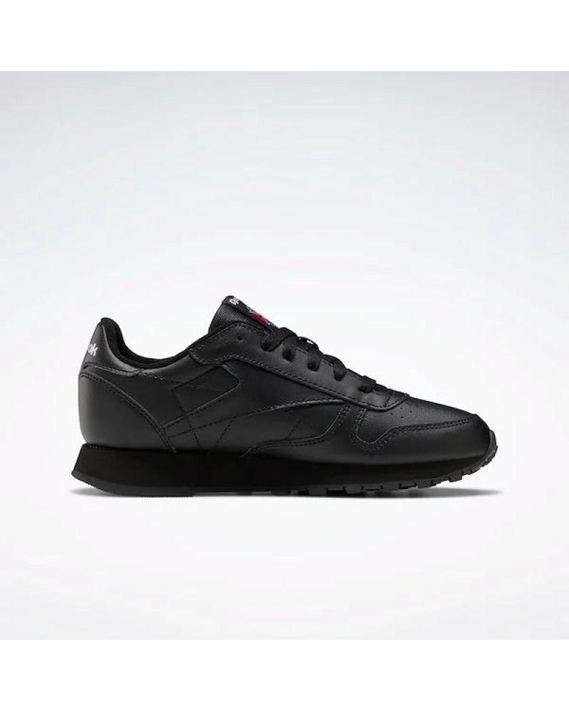 REEBOK ZAPATILLA KIDS CL LTHR 100010470 BLACK