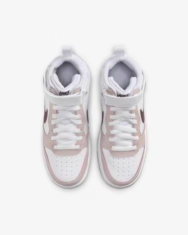 NIKE SNEAKER COURT BOROUGH MID 2 CD7782 118 WEISS MARRóN